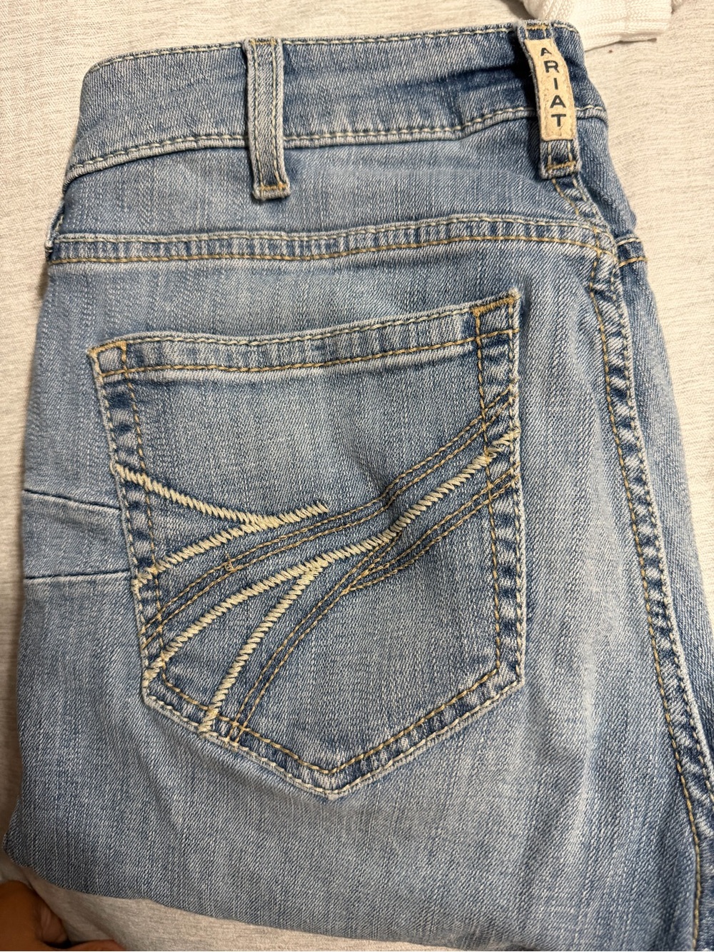 Ariat Women's Light Wash Boot Cut Jeans in Faded Blue